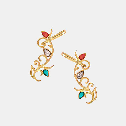 Wedding Shenanigans Earrings In Gold Plated 925 Silver
