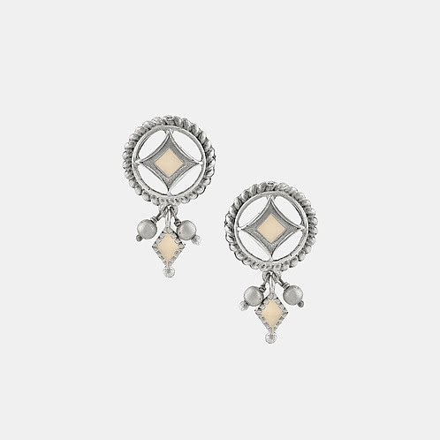 Kupa Earrings in Oxidised 925 Silver