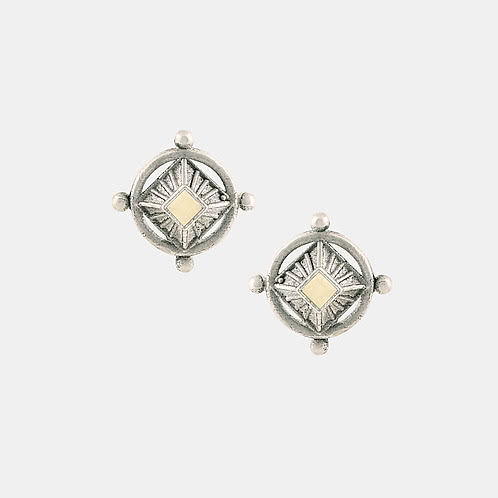 Kala-Nidhi Earrings in Oxidised 925 Silver