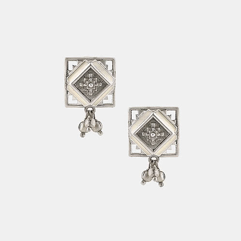Pitha Earrings in Oxidised 925 Silver