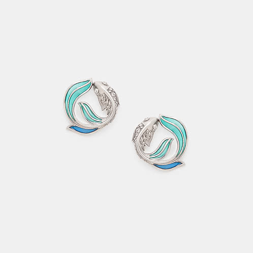Flow Through Storms Earrings in 925 Silver