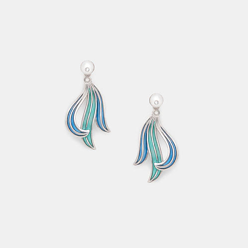 Flow through the Odyssey Earrings in 925 Silver