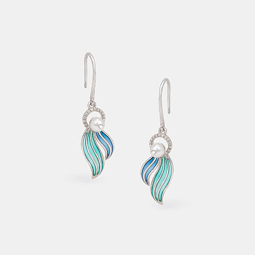 Flow through Evolution Earrings in 925 Silver