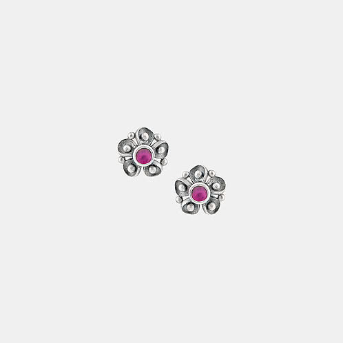 Naad Earrings in Oxidised 925 Silver