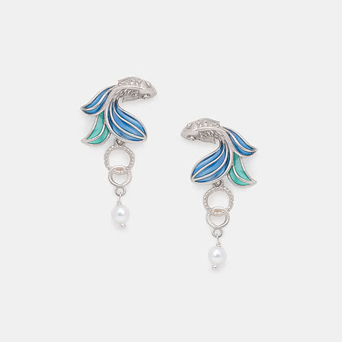 Flow through Change Earrings in 925 Silver