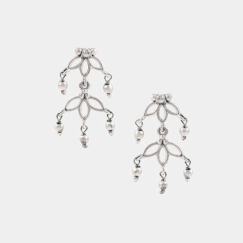 Sumonah Earrings in Oxidised 925 Silver