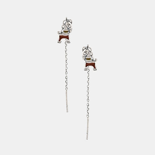 Turongo Earrings in Oxidised 925 Silver