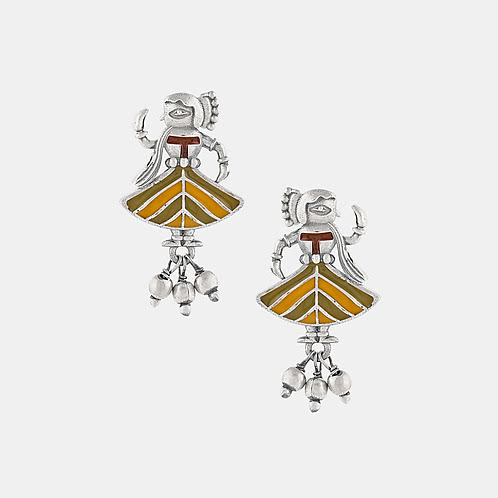 Meye Earrings in Oxidised 925 Silver