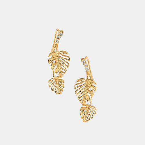 Bloom Earrings in Gold Plated Silver