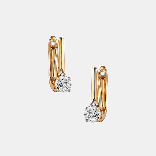 Road Trip Earrings in Gold Plated 925 Silver