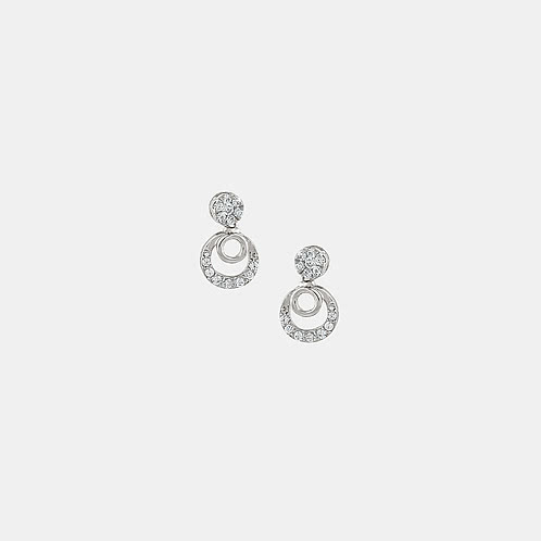Orbital Drops Earrings in 925 Silver