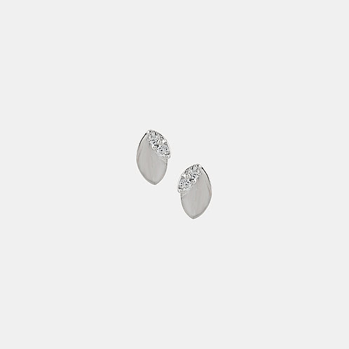 Petal Glow Studs Earrings in 925 Silver