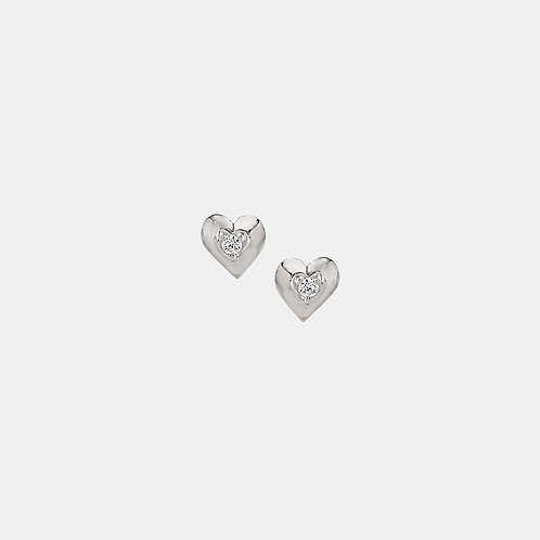 Rose Petal Studs Earrings in 925 Silver