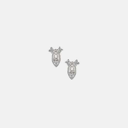Dawn Bloom Studs Earrings in 925 Silver