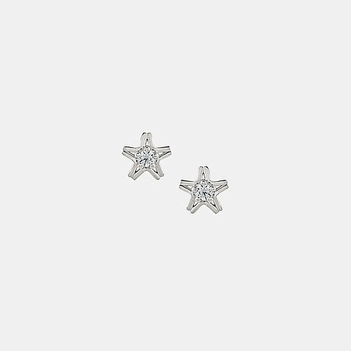 Flora Starlet Studs Earrings in 925 Silver
