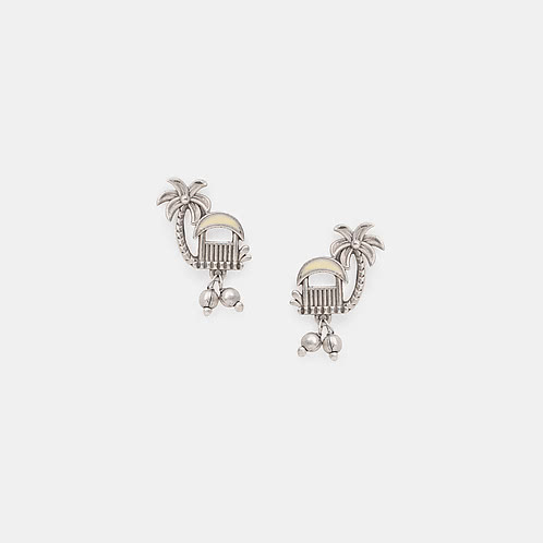 Taru Earrings in 925 Silver