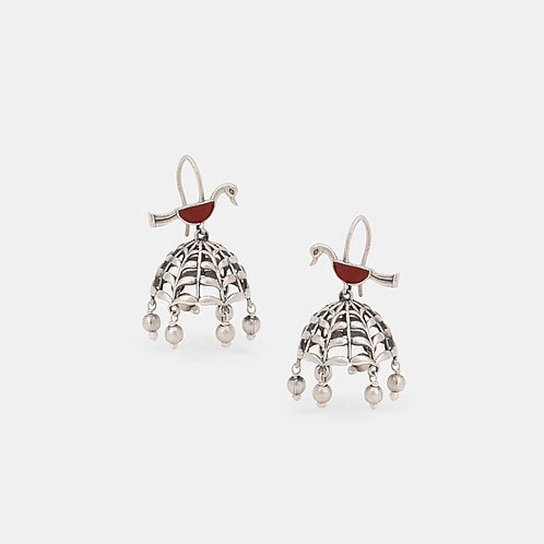 Gharta Earrings in 925 Silver