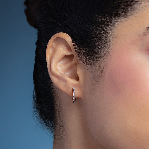 Sleek Orbit Earrings in 925 Silver