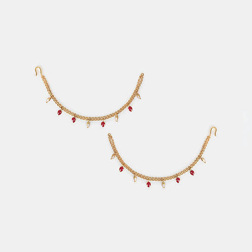 Thoon Wire Earrings in Gold Plated 925 Silver