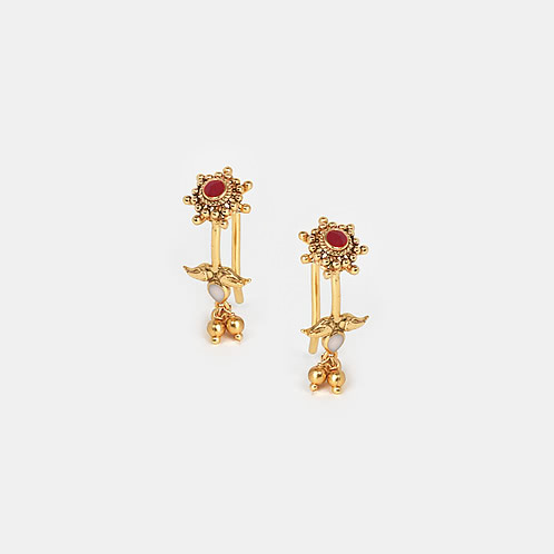 Oviyam Earrings in Gold Plated 925 Silver