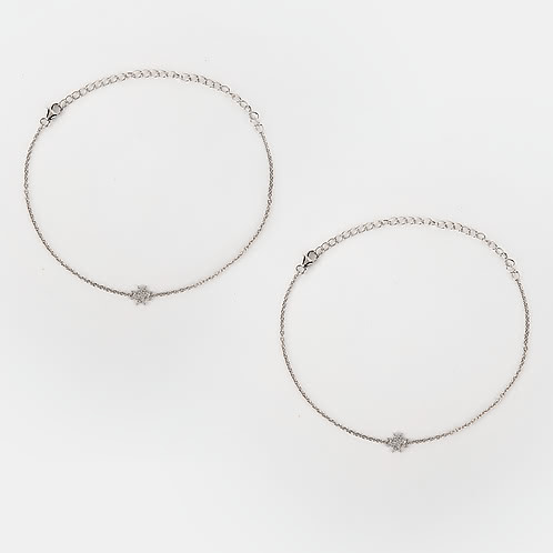 City Of Stars Anklets in 925 Silver