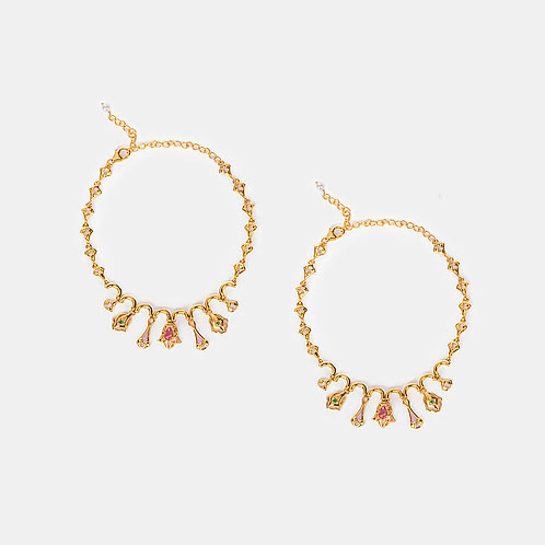 Bridechilla Anklets in Gold Plated 925 Silver