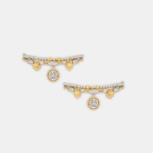 Preethi Anklets in Dual Plated in 925 Silver