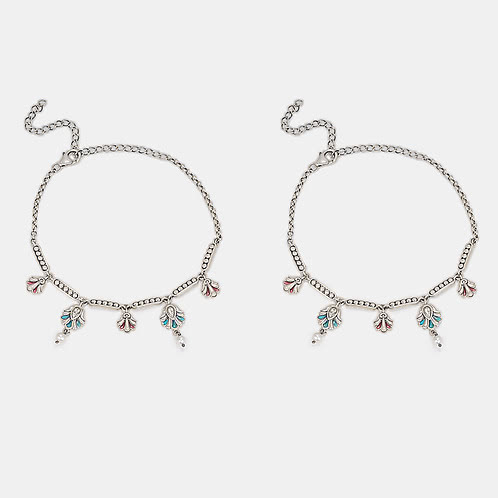Roka Rishta Anklets in 925 Silver