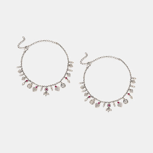 The Protector Anklet Crafted in 925 Silver