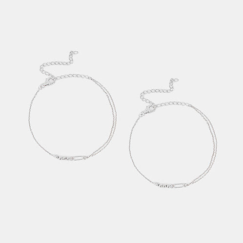 Imagine Anklet in 925 Silver