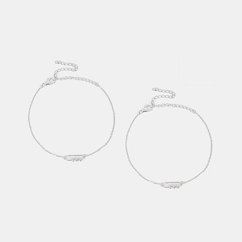 Thousand Years Anklet in 925 Silver