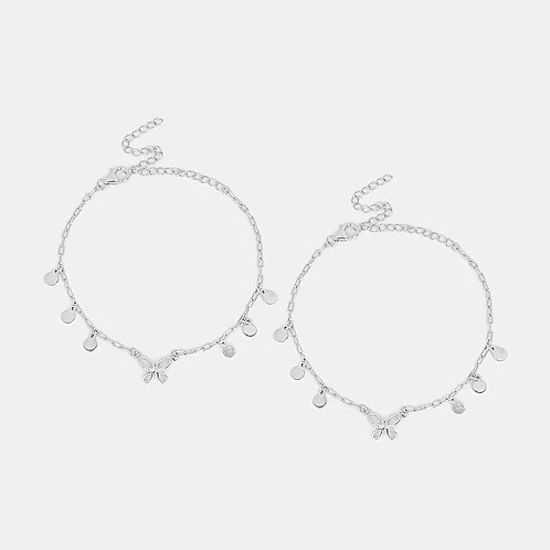 Love You Goodbye Anklet in 925 Silver