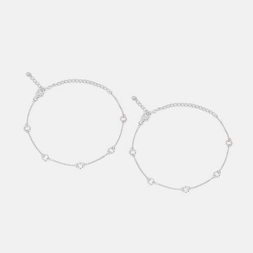 Summer Love Anklet in 925 Silver