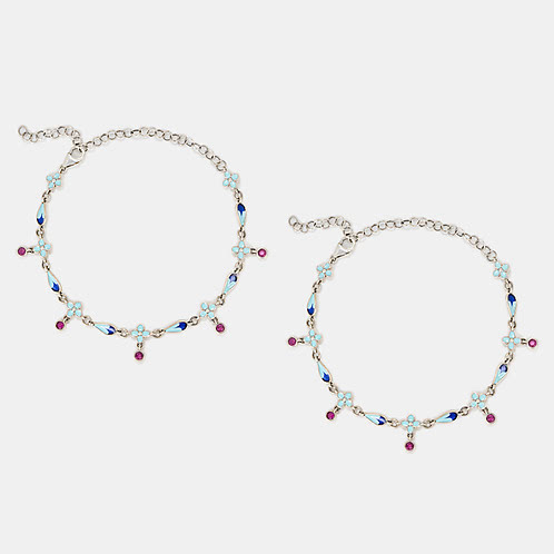 Sur Anklets in 925 Silver