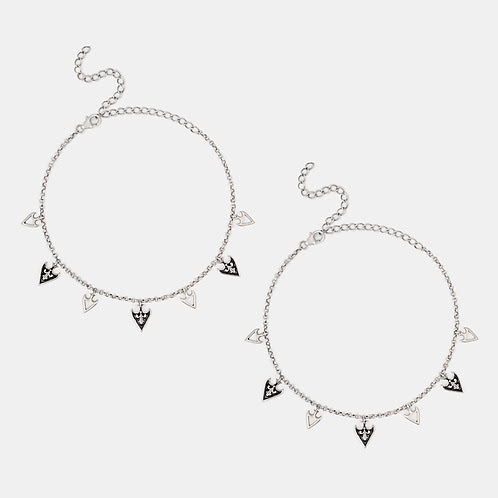 Tenacious Archery Anklets in 925 Silver
