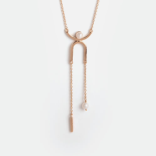 Slick Mode Necklace in Gold Plated 925 Silver