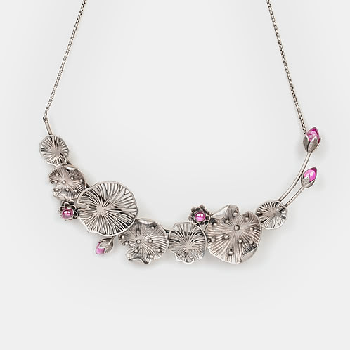 Oxidised Rise Above Neglect Necklace in 925 Silver