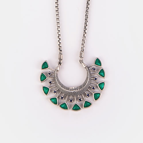 Oxidised Owning My Determined Hustle Necklace