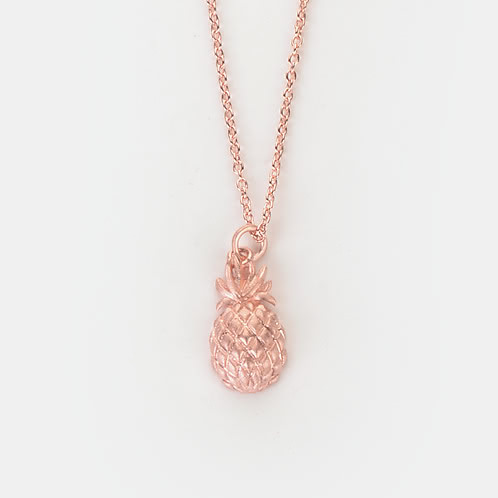 Buy Peachy Paradise Pendant Necklace In Rose Gold Plated 925 Silver from  Shaya by CaratLane