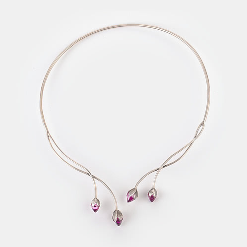 Oxidised Rise Above Hate Necklace in 925 Silver