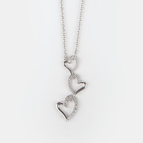 Jar Of Hearts Necklace in 925 Silver