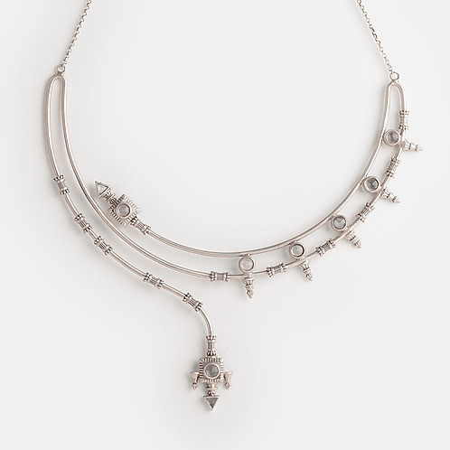Scarlett O'Hara Necklace in 925 Oxidised Silver