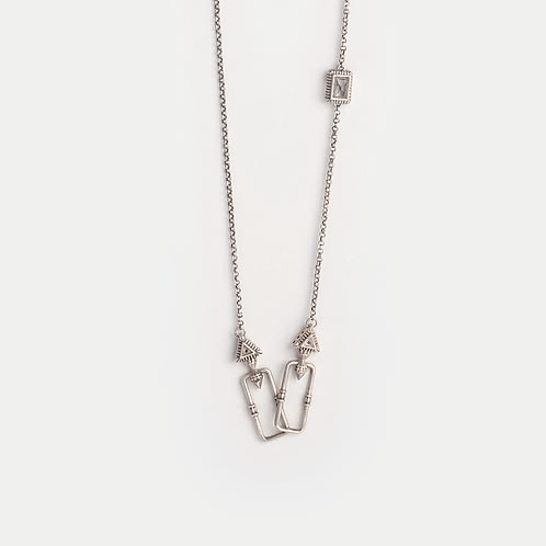 Oxidised Nora Helmer Necklace in 925 Silver