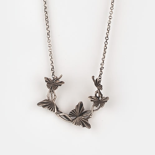 Oxidised Chasing My Uncontrollable Desires Necklace in 925 Silver