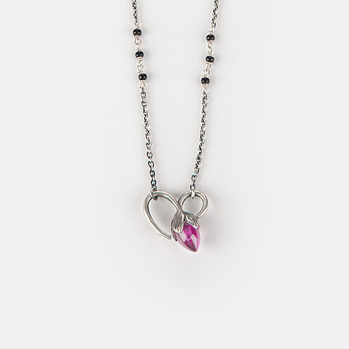 Buy Same Old Love Heart Pendant Necklace In 925 Silver from Shaya