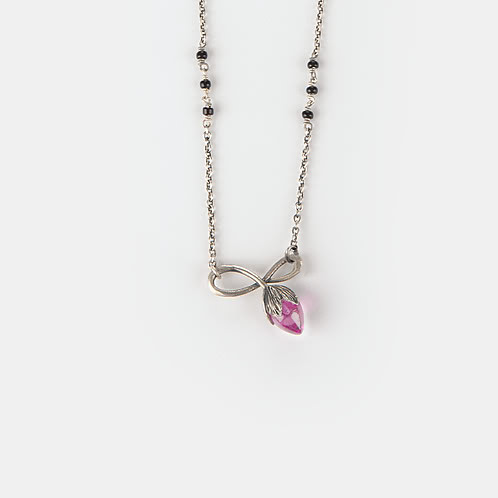 Oxidised Rise Above Doubts Mangalsutra Necklace in 925 Silver