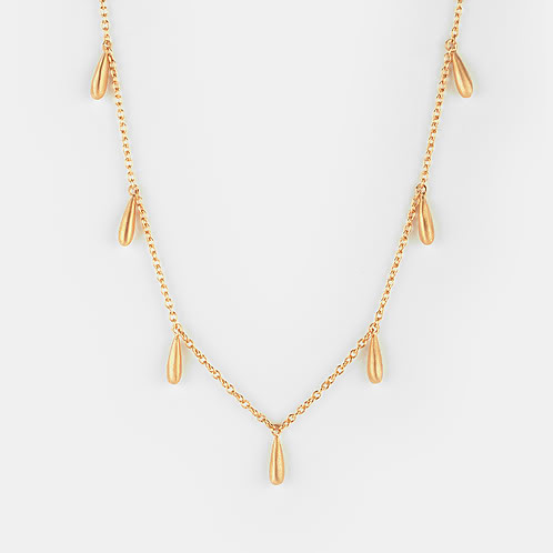 Grow With The Flow Choker in Gold Plated 925 Silver