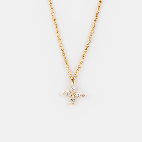 Leaf a Mark Necklace in Gold Plated 925 Silver