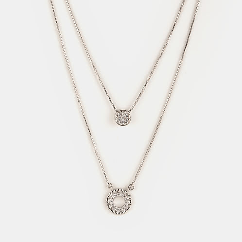 Life Comes Full Circle Necklace in 925 Silver