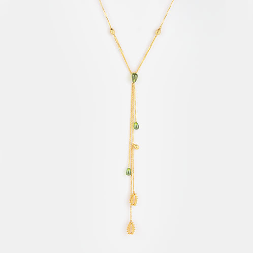 Opuntia Bloom Necklace in Gold Plated 925 Silver